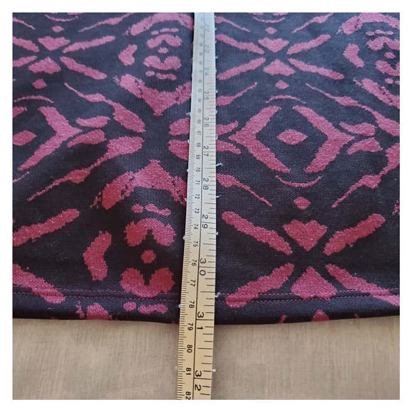 Pink and Black Patterned Tunic Dress - Picture 12 of 14